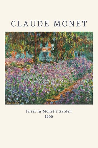 Schwertlilien im Garten von Monet - Claude Monet