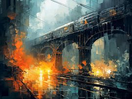 Voyage en train sur Kees van den Burg