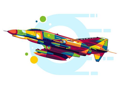 F-4 Phantom II in Pop Art