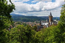Wernigerode and castle by Frank Herrmann