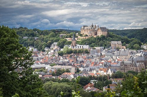 Blick auf Marburg an der Lahn