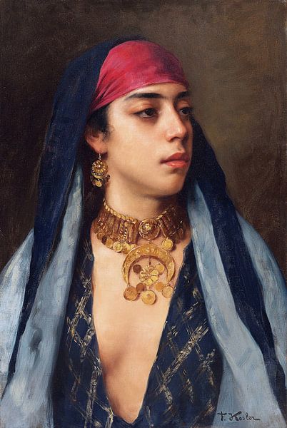 Beauty from a harem, Franz Xaver Kosler by Atelier Liesjes