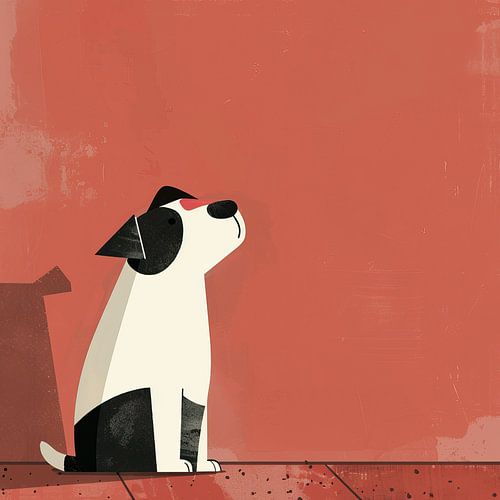 Hond Abstract | Canine Contemplation