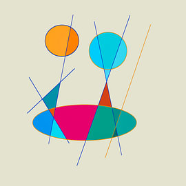 Suprematist compositions by Dietmar Meinhardt