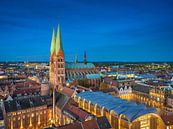 Marienkirche in Lübeck, Deutschland von Michael Abid Miniaturansicht