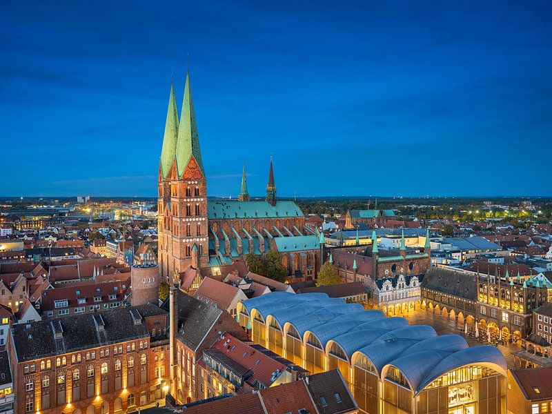Marienkirche in Lübeck, Deutschland von Michael Abid