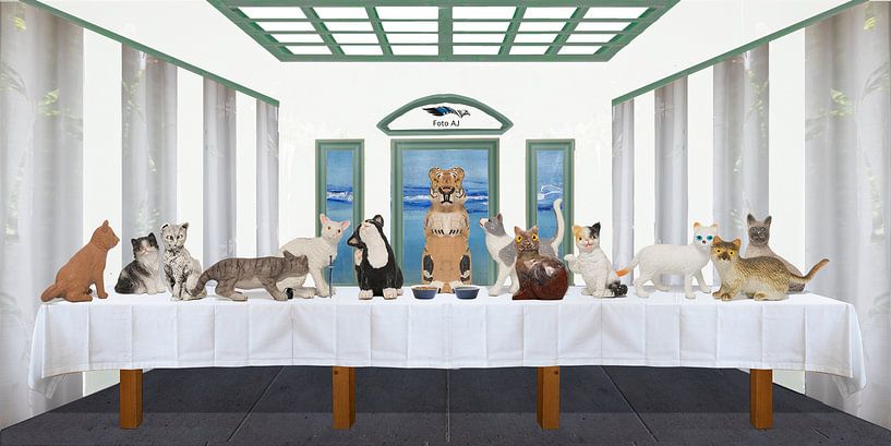 Tonke Dragts laatste kattenavondmaal van Arend Jan Bolhuis