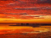 Evening sun on the tidal flats by Nicole Nagtegaal thumbnail