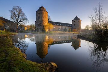 Huis aan huis, Ratingen, Noordrijn-Westfalen van Alexander Ludwig