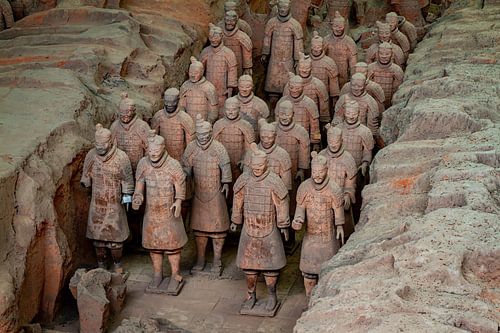Het Terracottaleger van Xian in China