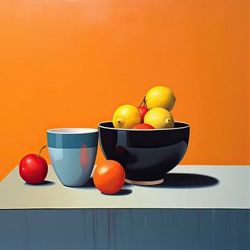 Oranje Keuken van ARTEO Schilderijen