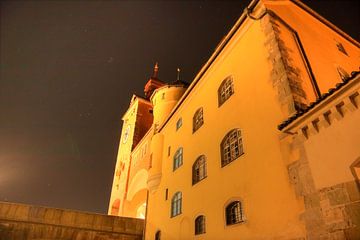 Stadstoren Regensburg bij nacht van Roith Fotografie