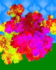 Blütenbusch von Harry Ucksche