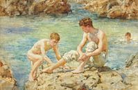 The Bathers, Henry Scott Tuke by Bridgeman Masters thumbnail