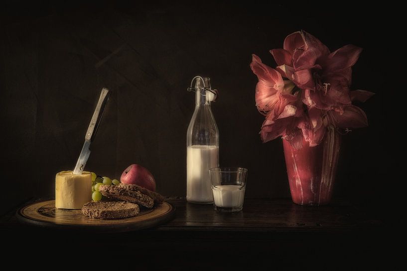 Nature morte suivant l'exemple d'un vieux maître. Wout Kok One2expose par Wout Kok