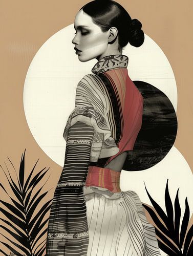 Portrait moderne / collage