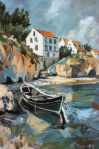 Schilderij Landschap | Velden | Impressionisme van ARTEO Schilderijen
