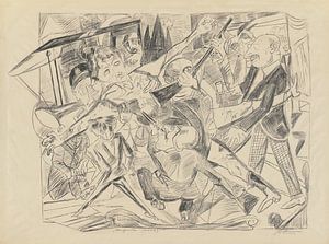 Max Beckmann - Martyrdom (1919) by Peter Balan