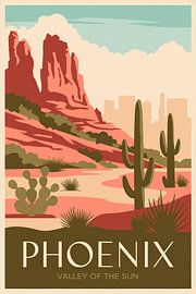 Phoenix, Arizona sur Poster Art Shop