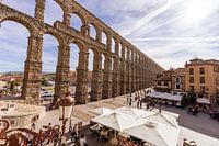 Aqueduct in Segovia (Spain)