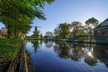 Moulin à vent de Valk à Leiden sur Dirk van Egmond