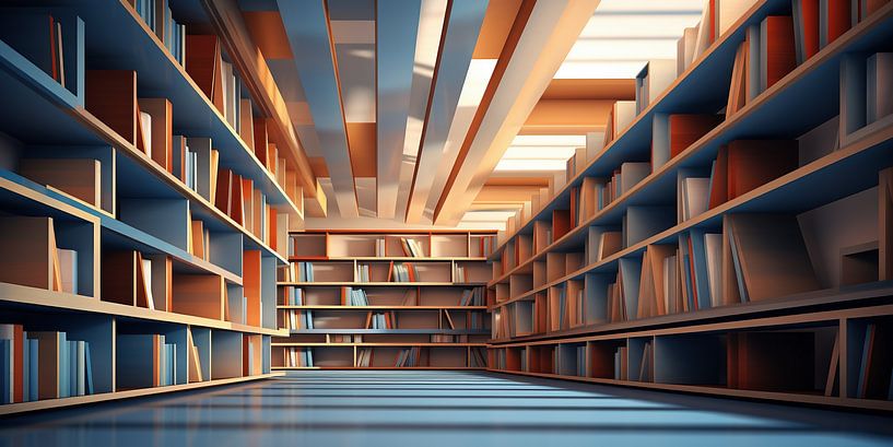 in der Bibliothek von fernlichtsicht