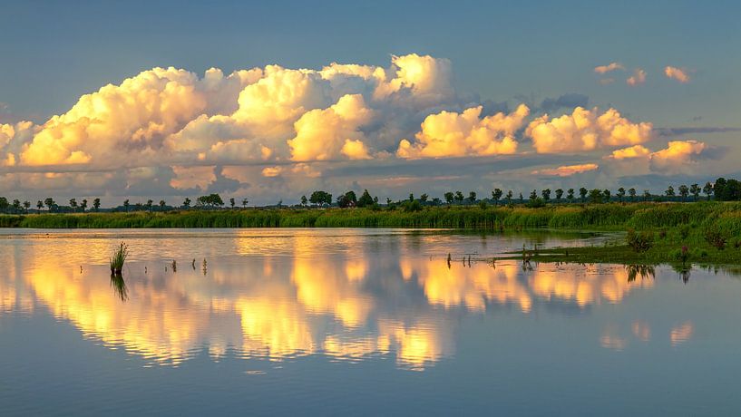 Clouds above 't Roegwold by Marga Vroom