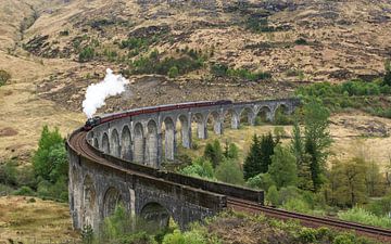 Het Glenfinnan viaduct in Schotland van Eddy Kievit
