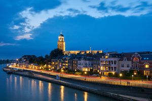 Ligne d'horizon de Deventer en soirée