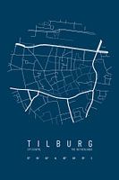 City map Tilburg