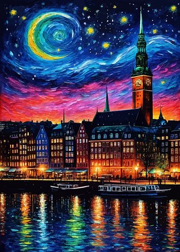 Sterrennacht Stadhuis Hamburg