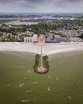 Makkum sur l'IJsselmeer sur Ewold Kooistra