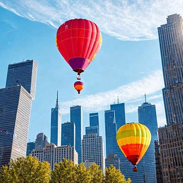 Ballons dans la grande ville sur insideportugal