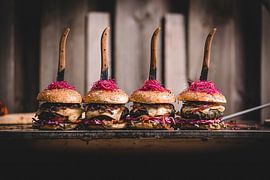 Perfekte Hamburger mit einem pikanten Twist von Jos Elve