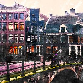 Amsterdam, Brouwersgracht / Keizersgracht – Artis-Impression von Amsterdam Highlights
