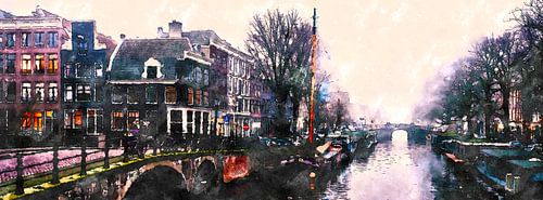 Amsterdam, Brouwersgracht / Keizersgracht: Artis impression