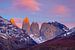 Berglandschaft bei Sonnenaufgang von Chris Stenger