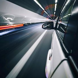 Car in tunnel blurr by YesItsRobin