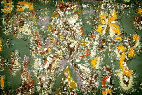 Flicerya gesigneerd van GOOR abstracten