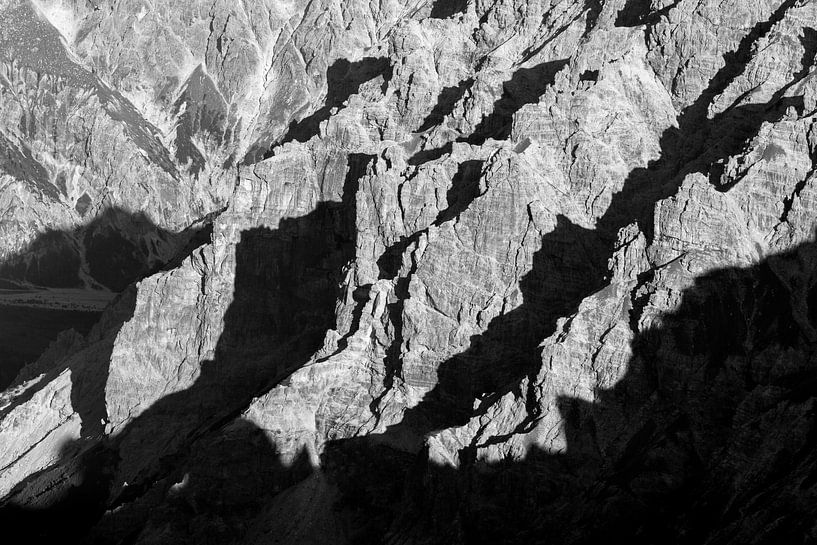 Light and shadow at Mt. Watzmann by Christian Peters