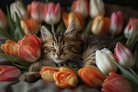 Katzen im und um das Haus