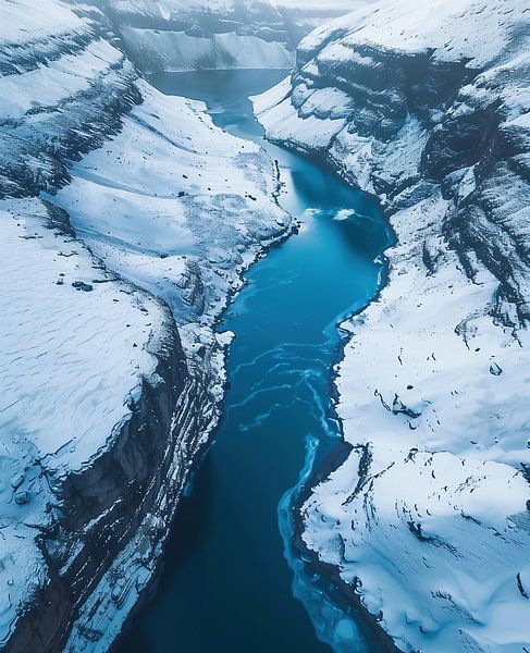 Witte stilte, arctisch van fernlichtsicht