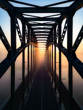 Oude IJsselbrug Zwolle van Ben van Balgoijen