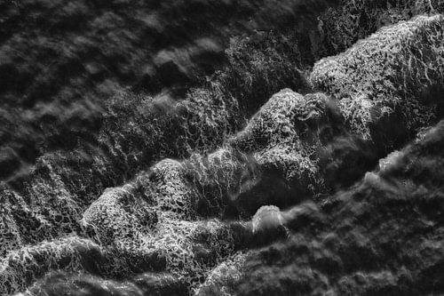 Das Meer in Schwarz und Weiß