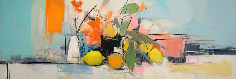 Kitchen Painting by Abstract Painting