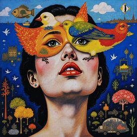 Birds of the Subconscious by Jan Keteleer (JanKé): A Journey Beyond the Canvas