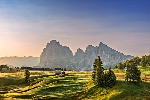 Alpe di Siusi in de Dolomieten