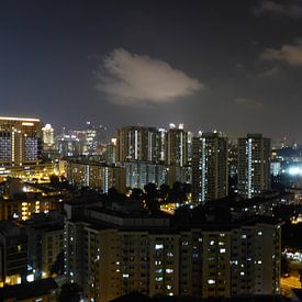 Nacht in Singapore van Daniël Majoor