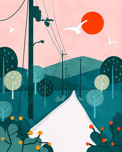 Chill Road, No Traffic, Just Vibes sur Kintsugi99