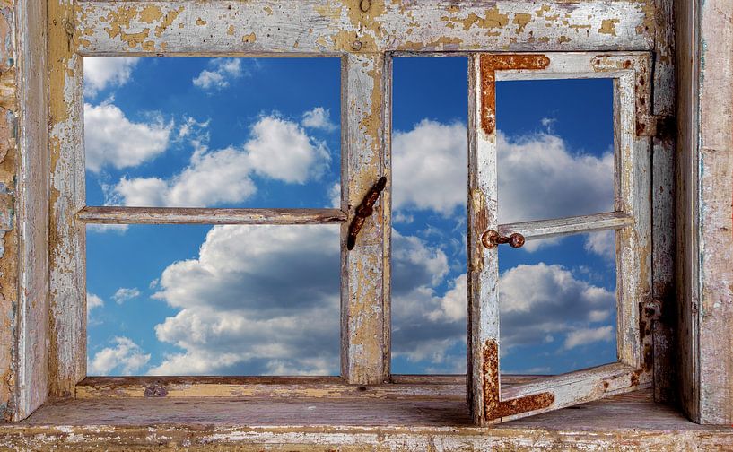 Fensterblick in den Himmel von Jürgen Wiesler